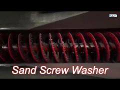 15tons per hour sand screw washer high efficiency spiral sand washing machine