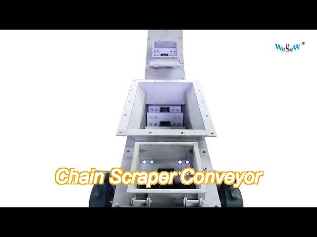 industrial coal ash drag chain conveyor chip embedded chain scraper conveyor