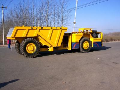 China LPDT Underground Load Haul Dump Truck Low Profile Dump 33km / h for sale