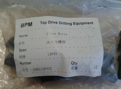 Cina Parti di ricambio per giacimenti petroliferi BBM Top Drive Parts 4201120322 Ellen Bolts in vendita