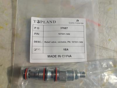 China Varco Top Drive Replacement Parts Relief Valve Ventable PN107031-1AN for sale