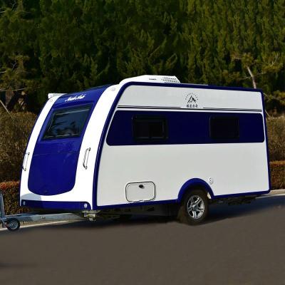 China Household rv china factory alloy wheel new hard top caravan rv camper trailer offroad travel trailer for sale