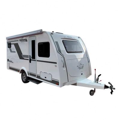 China Popular Household RV Motorhomes Travel Trailer Caravan Off Road Camper Trailer for sale