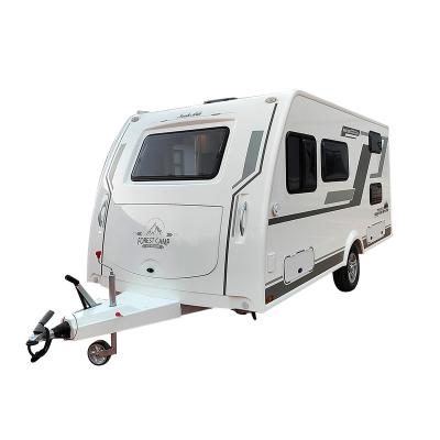 China Household RV 4/5 Berth Traveling Off-roadf RV Camper Caravan Motorhome Travel Camping Trailer for sale