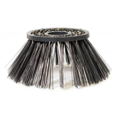 China For Flat Sweepers Johnston 4 Bolt 400mm Steel Wire Gutter Sweeper Brush for sale