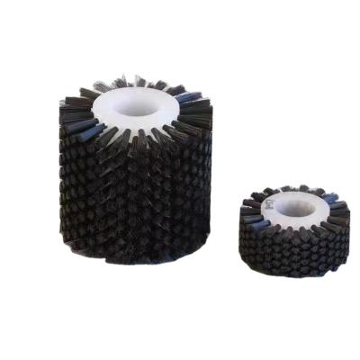 China Food Grade Industrial Production Roller Brush Machine Material Nylon Roller Brush for sale