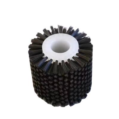 China Food grade material professional design roller brush and rollers for polyester resins piral nylon brush for sale