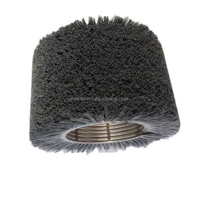 China AluminumCasting Abrasive Nylon Spiral Winding Wound Brushes For Aluminum Casting Lines for sale