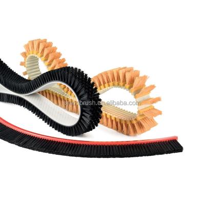 China Carrying 2022 Newest Design AT20 Closed Tooth Belt Brush Strap Black Nylon Brush for sale