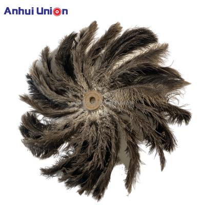 China Factory Direct Eco-Friendly Manufacturing Ostrich Feathers Circular Brush For Dust Collecting for sale