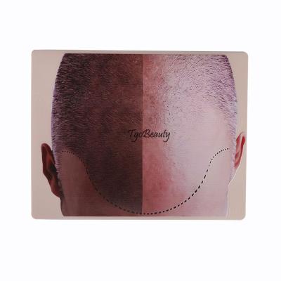 China Man SMP Micropigmentation Practice Newest Man Bald Micropigmentation Practice Skin Silicone Male Frontal Scalp SMP Micropigmentation Tattoo Training Skin for sale