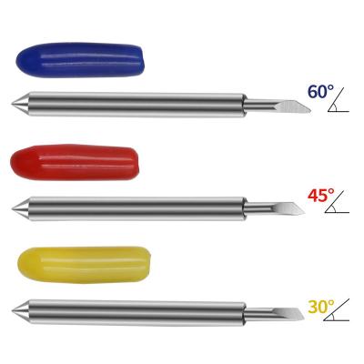 China Roland Plotter Cutter Factory Supply Tungsten Steel Plotter Vinyl Cutter 30/45/60 Degree Roland Blades for sale