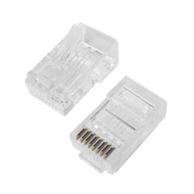 China PCB RJ45 Ethernet modular jack connectors for cat 5E Cat.5 Cat6 network cables rj45 cat6 connector for sale