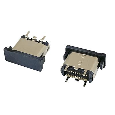 China PCB 16P 24P USB Male Connector USB2.0 3.0 TYPE C SMT USB Vertical Female Connector for sale