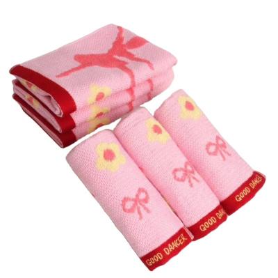 China 30% Sustainable Cotton 26*50CM High Quality Soft 70% Bamboo Jacquard Child Face Towel for sale