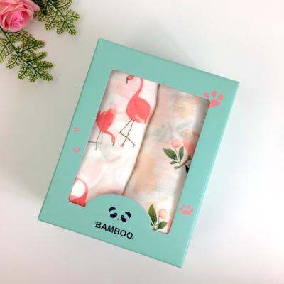 China Other Hot Selling Gift Set Organic Bamboo Cotton Baby Muslin Wrap Blankets for sale