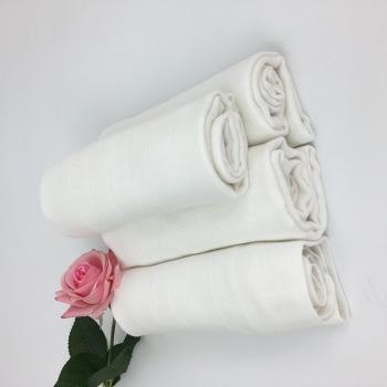 China Antibacterial Soft Bamboo Cotton Muslin Baby Burp Cloth 6Layers Burp Cloth for sale