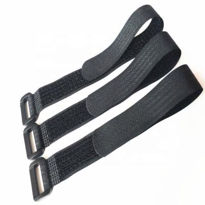 China Sustainable self grabbing hook and loop strap with hook loop on same side for sale