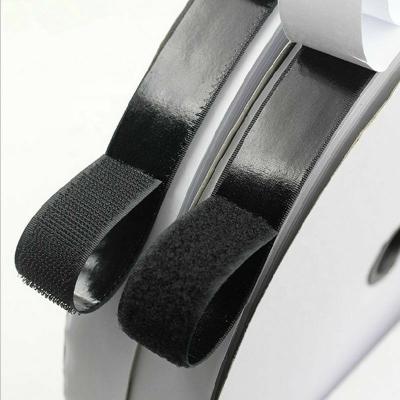 China Best Selling Viable Self Adhesive Hook And Loop Tape / Strong Sticky Hook Loop Fastener Back for sale