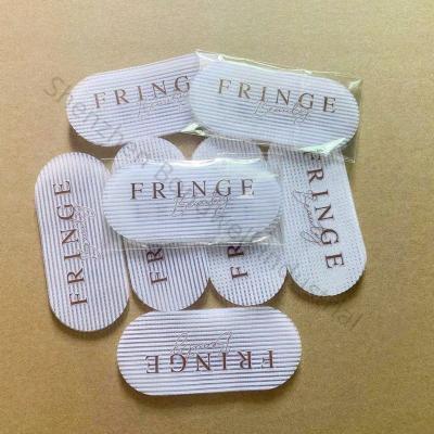 China Eco - Friendly White Hair Stickers Hair Rack Hair Grippers With Customized Logo for sale