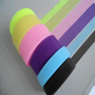 China Eco-friendly Colorful Hair Curler Tape Hook Roll And Loop Hair Accessory Tape for sale