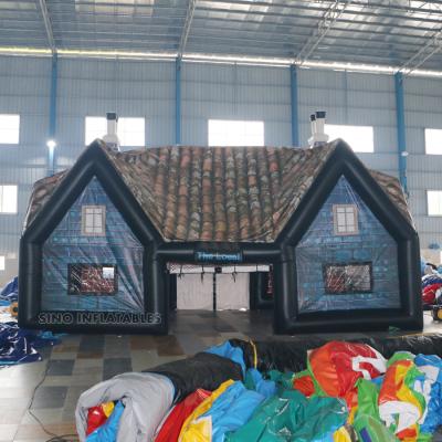 China Certified Lead Free 11x6 Meters Portable Big Pop Up Inflatable Bar Tent For Sale From Inflatable Factory for sale