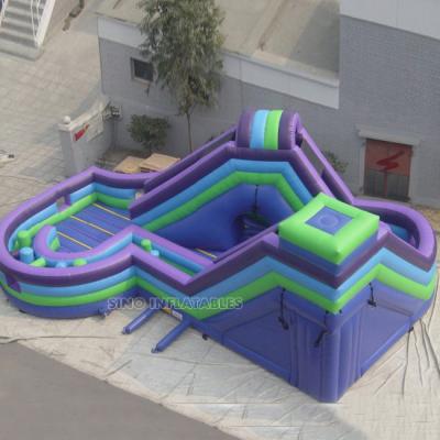 China PVC 15x10m outdoor giant kids inflatable obstacle course for fun on sale from china inflatable sino for sale