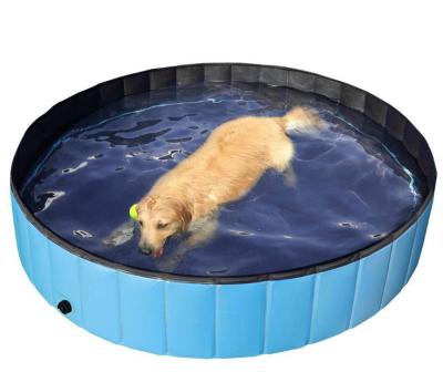 China PVC Bathtub Portable Foldable Dog Swimming Paddling Pool For Summer Backyard Pampers Sino Inflatables Swimming for sale