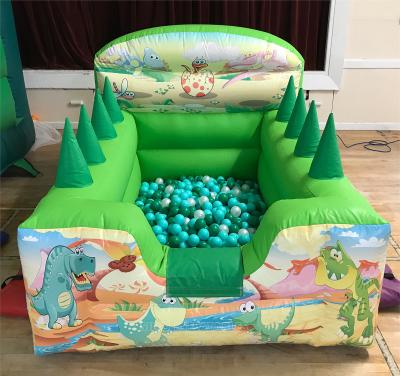 China PVC 8x6ft Kids Inflatable Jungle Ball Pit With Digital Printing From China Inflatable Ball Pool Factory for sale