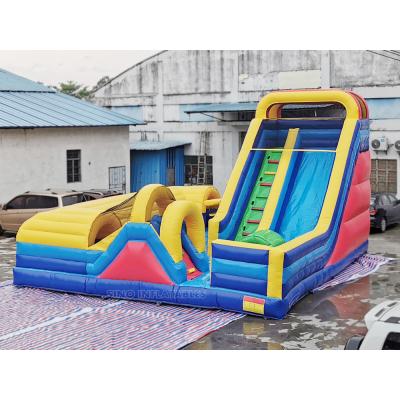 China PVC Kids Indoor Theme Park Inflatable Playground with Slide and Tunnel for Amusement Park Entertainment for sale