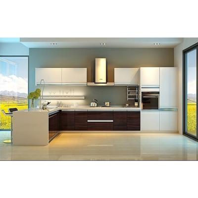 China Anti-scratch Kitchen Cabinet Door Wooden Acrylic Sideboard for sale