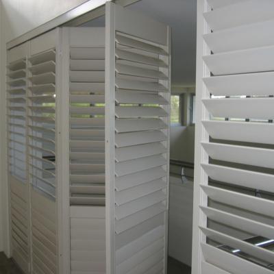 China Waterproof wholesale cheap china blinds factory direct custom pvc folding window shutters for sale