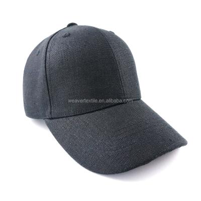 China COMMON Factory Cloth Hemp Custom 100% Natural Hat And Sporty Hat Cap Baseball Cap for sale