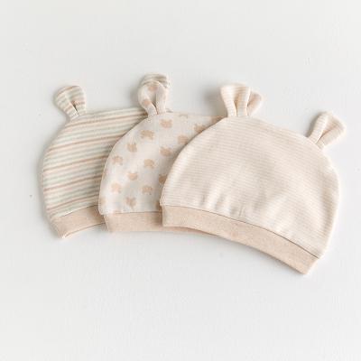 China Wholesale Unisex High Quality 100% Organic Cozy Eco-friendly Cotton Baby Hat for sale