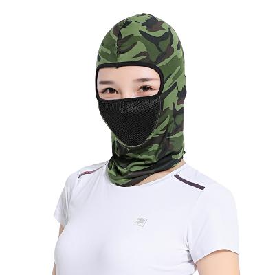 China breathable & Outdoor Sports Item Waterproof Hats With Printing Polyester Camouflage Cycling Ski Mask Riding for sale