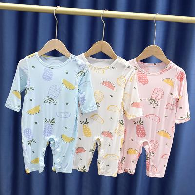 China Comfotable Stock Summer Modal Soft Cozy Baby Clothes Underwear Kid Rompers for sale