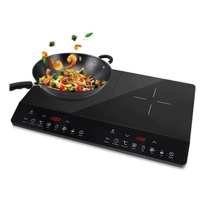 China Wholesale Supply Two Burner Hotel Factory Induction Cooker 110v GS/ROHS/EMC Heater Hob Ceramic Electric for sale