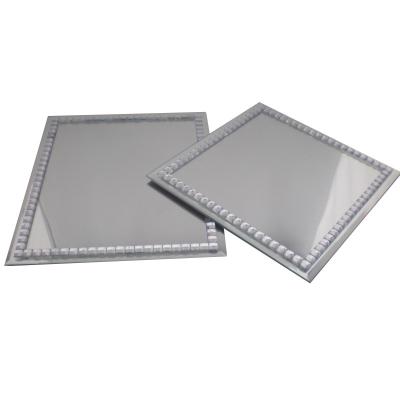 China Luxury mirror new minimalist small glass plates to marry decoration glass mirror dish for sale