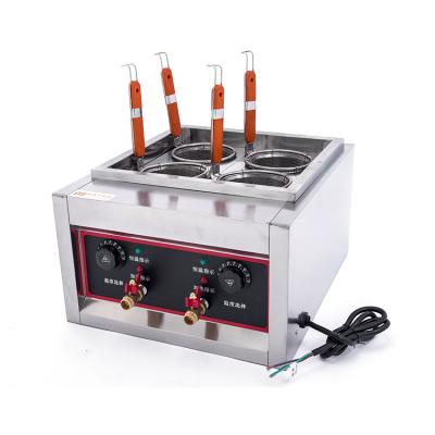 China Commercial Kitchen Equipment Hotels Four-hole Electric Pasta Cooking Noodle Cooking Machine for sale