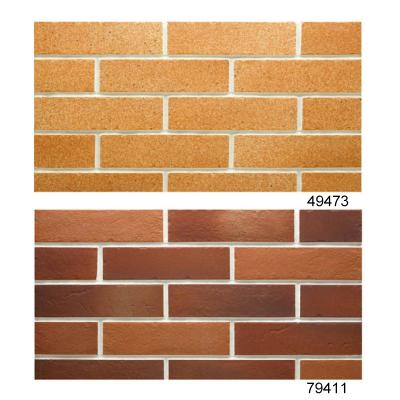 China Exterior Ceramic Corner Bricks Red Brick Tile Wall Tiles Look Like Brick for sale