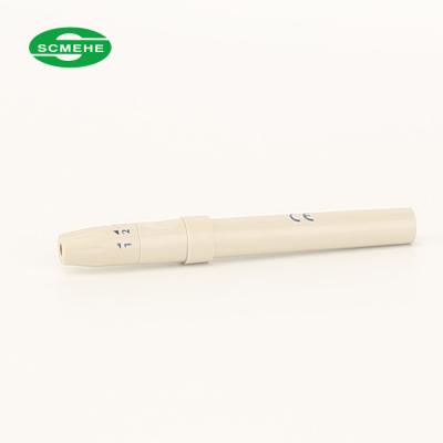 China Personal care medical pen like safety lancet lancing device for sale