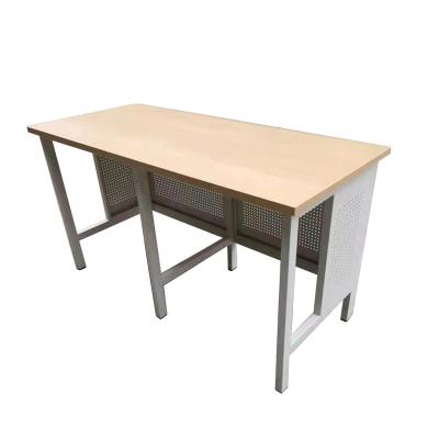 China (Size)Competitive Price Adjustable High Quality Students Desk And Chair Sets Double Seat School Desk for sale