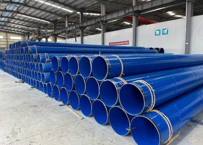 China ASTM A106 3LPP Coated Steel Pipe Plain End / Bevelled End Burr Removed for sale