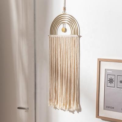 China 2022 Environmental New Arrivals Boho Style Home Decor Wall Art Decor Cotton Woven Handmade Macrame Wall Hanging For Home Decor for sale