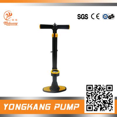 China Fits most goods inflatable pressure pump with gauge for bike for sale