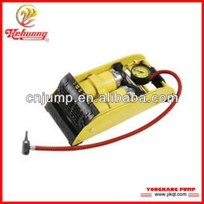 China New bicycle pump style foot compressor with high quality for sale