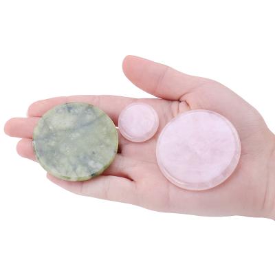 China For lash extension or other beauty uses stick palette eyelash extensions Jade Stone Drop Shipping Pink False Eye Long Lasting Useful Lashes Stick Pad Pad Holder Makeup Tools for sale