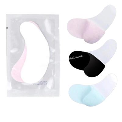 China Nourishing Warm Blend Eye Colors Paper Patches Under Eye Pads Pearl Eye Tips Sticker Wraps Eyelash Extension Make Up Tool Left&Right for sale