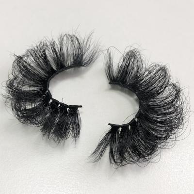 China Mink Lashes Dramatic Fluffy 25mm Long Eyelashes Messy Good Quality Reusable Cruelty Free Volume Eyelashes for sale