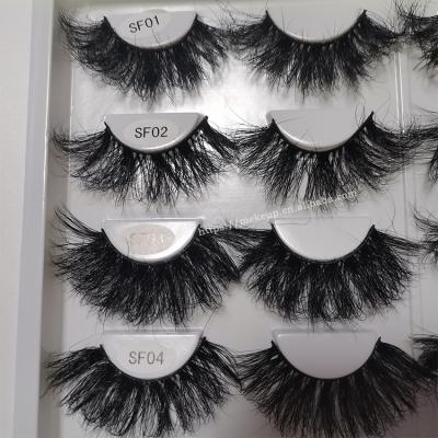 China Hot Selling Good Quality 25mm 3D Mink Eyelashes Real Dramatic Siberian Mink Eyelashes Lashes With Custom Box for sale